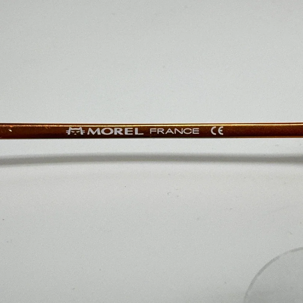 Morel France Koali 6306K Blue Copper Rectangular Eyeglass Frames 51-17-140 21566